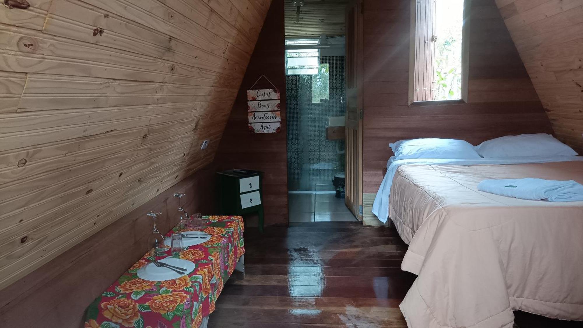 Chales E Camping Do Robinho 1 São Tomé das Letras 外观 照片
